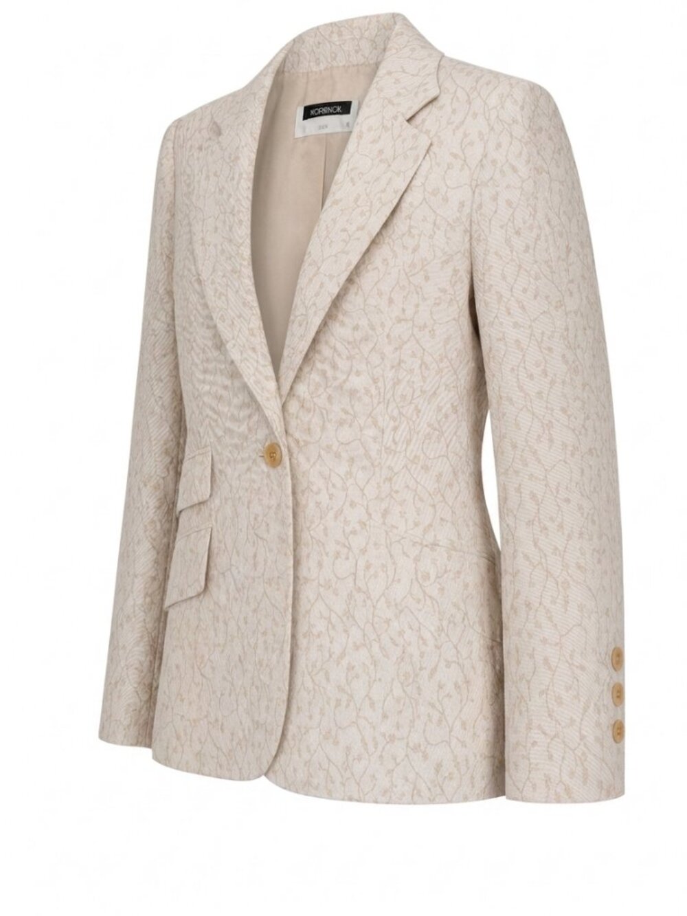 Votre Nom Blazer | Neutral Floral, Parisian Chic  Sz 6